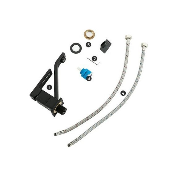 Смеситель для кухни Gappo G4517-6, черный фото 7