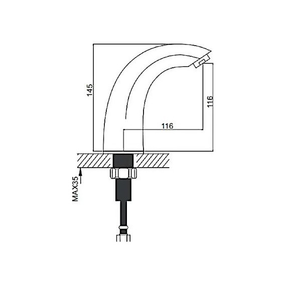 Смеситель для раковины сенсорный Gappo G517 - 11 Смеситель для раковины сенсорный Gappo G517 фото 11