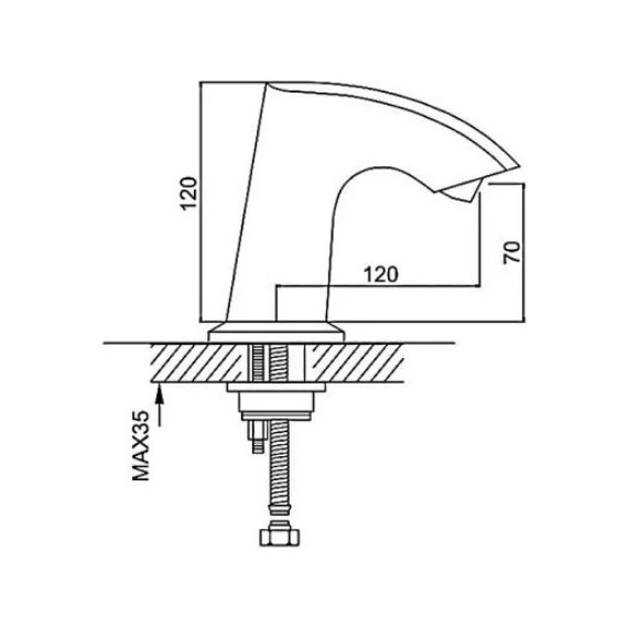 Смеситель для раковины сенсорный Gappo G518 фото 10