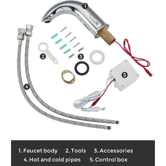 Смеситель для раковины сенсорный Gappo G522 - 3 Смеситель для раковины сенсорный Gappo G522 фото 3