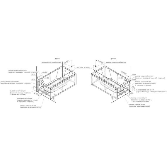 Ванна акриловая Радомир Прованс 180x80 см (в комплекте каркас и сифон), Размер - мм: 1800х800 - 8 Ванна акриловая Радомир Прованс 180x80 см (в комплекте каркас и сифон), Размер - мм: 1800х800 фото 8