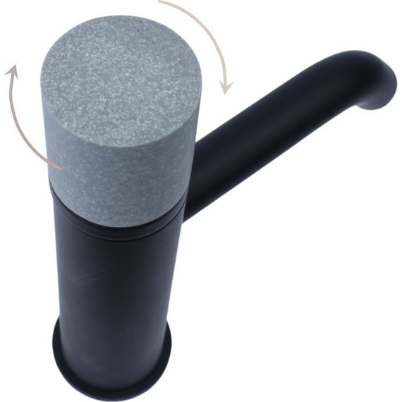 Смеситель для раковины Bronze de Luxe Focus 24601BG, Цвет производителя: чёрный - 5 Смеситель для раковины Bronze de Luxe Focus 24601BG, Цвет производителя: чёрный фото 5