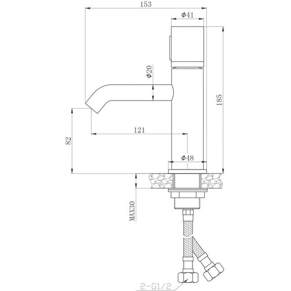 Смеситель для раковины Bronze de Luxe Focus 24601CM, Цвет производителя: хром - 9 Смеситель для раковины Bronze de Luxe Focus 24601CM, Цвет производителя: хром фото 9