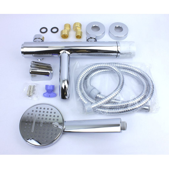 Смеситель для ванны Bronze de Luxe Focus 24603CM, Цвет производителя: хром фото 7