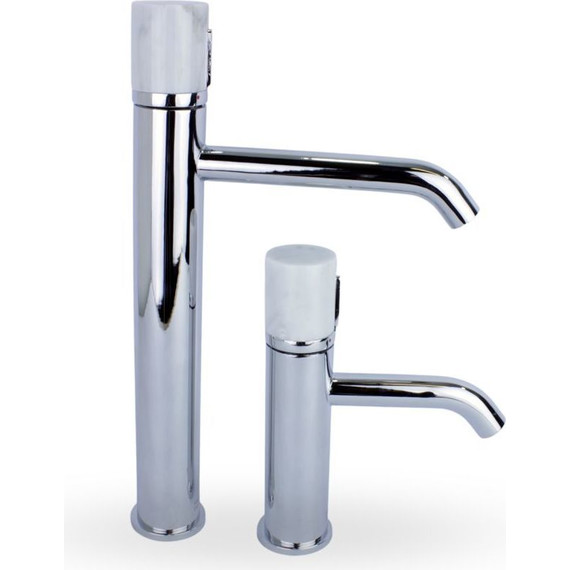 Смеситель для раковины высокий Bronze de Luxe Focus 24615CM, Цвет производителя: хром фото 5