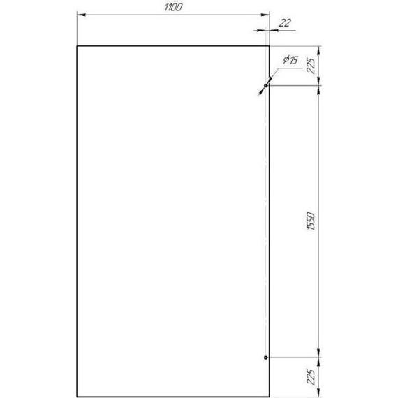 Душевая перегородка Радомир Walk-in 110 см (стекло 8 мм) с кронштейном в комплекте, хром/прозрачное фото 3