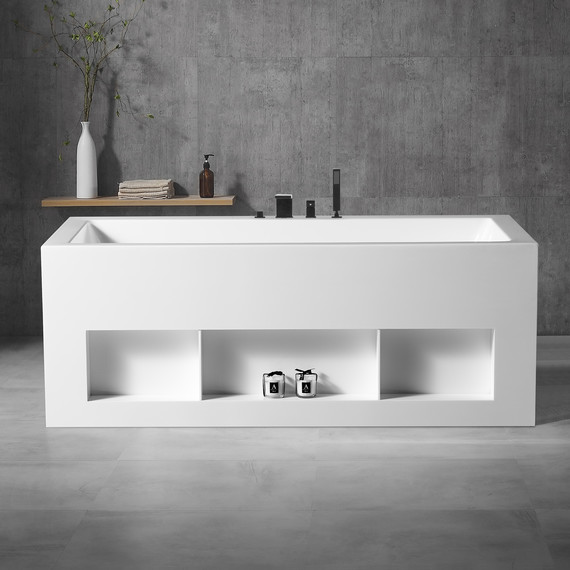 Ванна отдельностоящая Abber AB9339-1.7 170x80 см -  Ванна отдельностоящая Abber AB9339-1.7 170x80 см фото