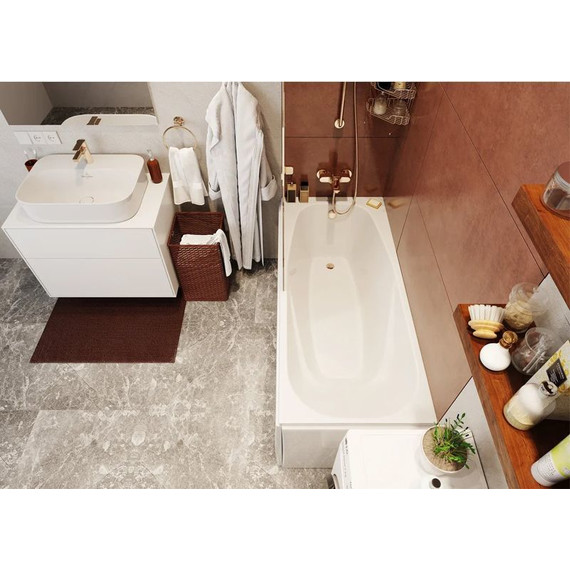 Ванна акриловая Vagnerplast Aronia 160x75 см 76372, Размер - мм: 1600х750 фото 3