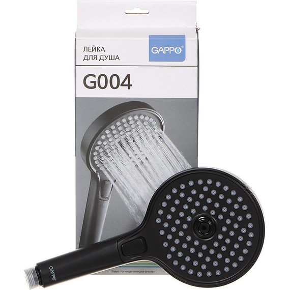 Ручной душ Gappo G004, черный фото 2