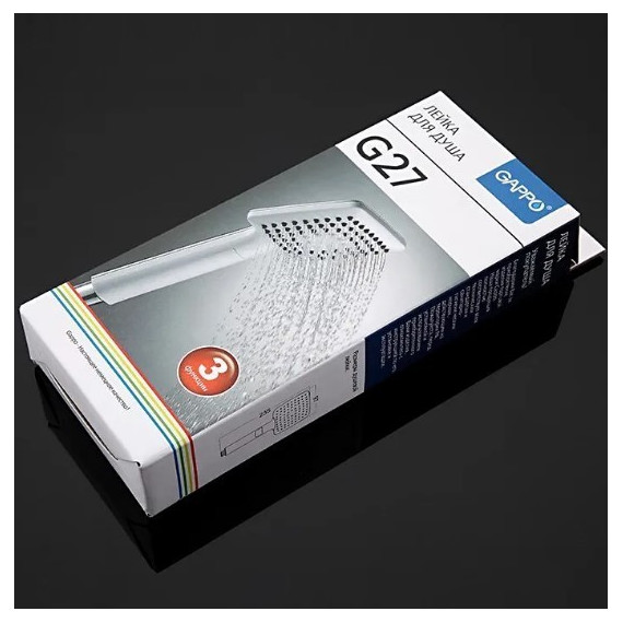 Ручной душ Gappo G27, белый/хром фото 8