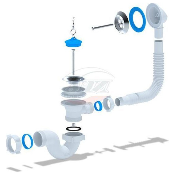 Слив-перелив Ани Пласт E150 - 2 Слив-перелив Ани Пласт E150 фото 2