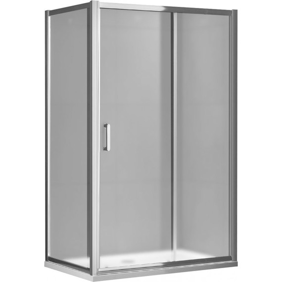 Душевое ограждение Gemy Victoria 100x70 см S30191HM-A70M, хром/матовое фото 
