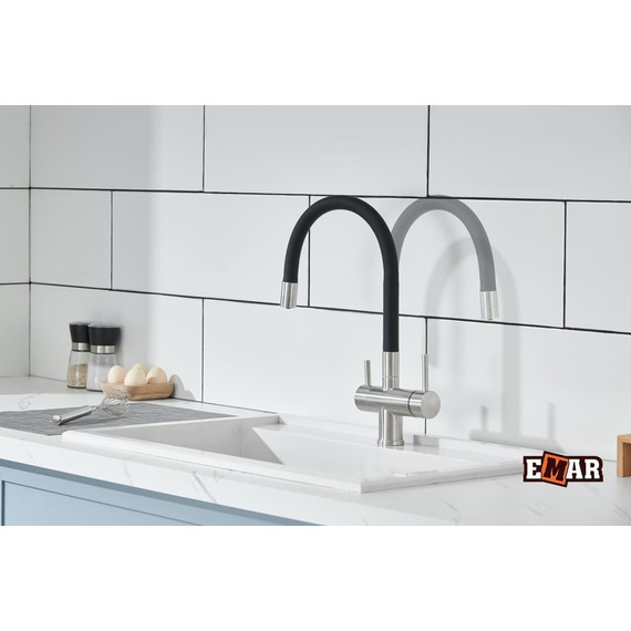 Смеситель для кухни Emar ЕС - 3015 Satin, Цвет производителя: satin фото 10