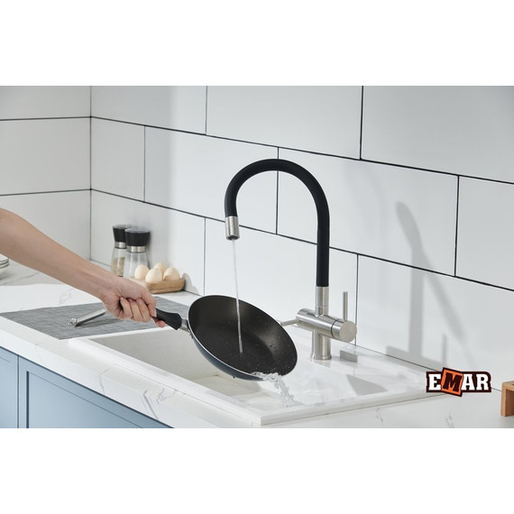 Смеситель для кухни Emar ЕС - 3015 Satin, Цвет производителя: satin фото 15