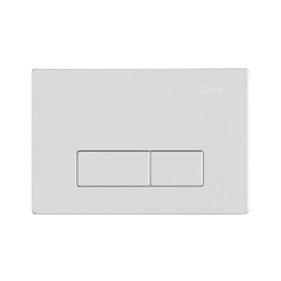 Кнопка смыва Sole 097H Chrome фото 