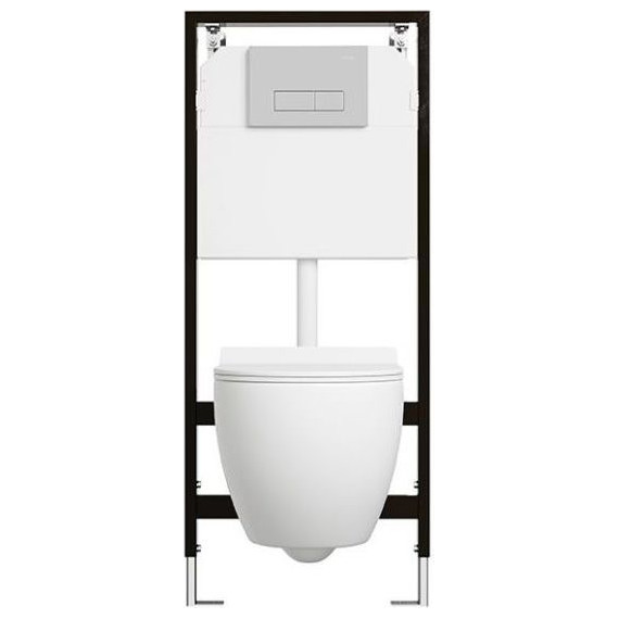 Кнопка смыва Sole 097H Chrome фото 4