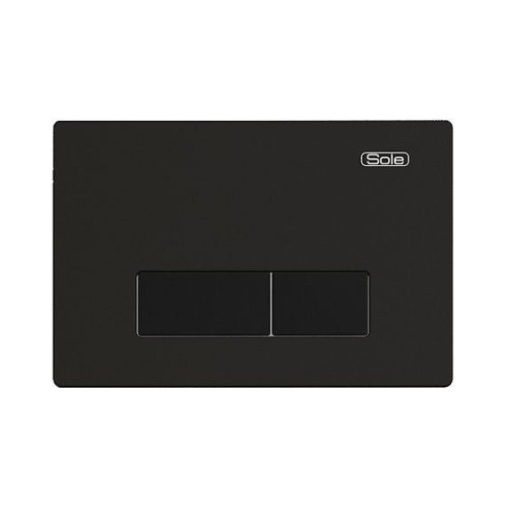 Кнопка смыва Sole 097H black фото 