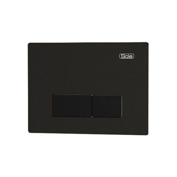 Кнопка смыва Sole 097H black фото 2
