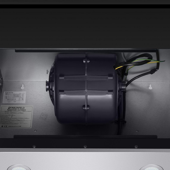 Вытяжка Maunfeld Mersey 90 Inox Glass black (чёрное стекло) фото 14