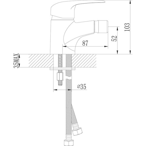 Смеситель для биде Lemark Pramen LM3308C фото 2