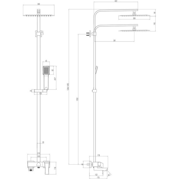Душевая стойка Lemark Unit LM4562C - 4 Душевая стойка Lemark Unit LM4562C фото 4