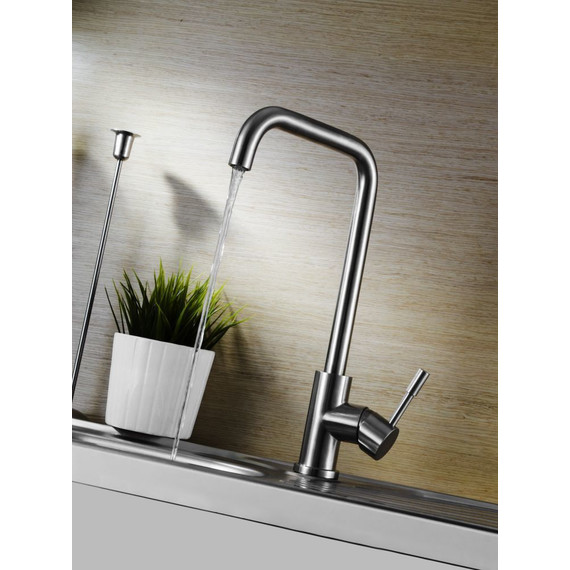 Смеситель для кухни Lemark Expert LM5077S, матовая сталь фото 4