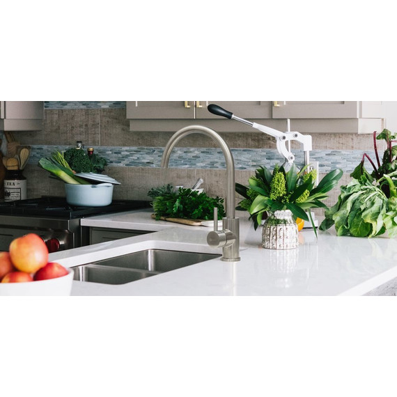 Смеситель для кухни Lemark Expert LM5078S, матовая сталь фото 3