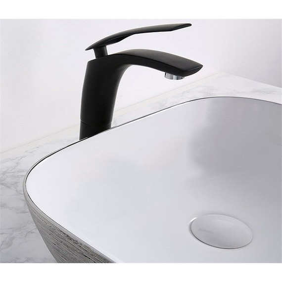 Раковина-чаша CeramaLux LuxeLine 45 см D1333H131, белый/серый фото 7