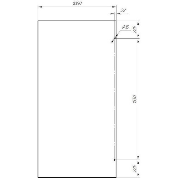 Душевая перегородка Радомир Walk-in 100 см (стекло 8 мм) с кронштейном в комплекте, хром/матовое фото 3