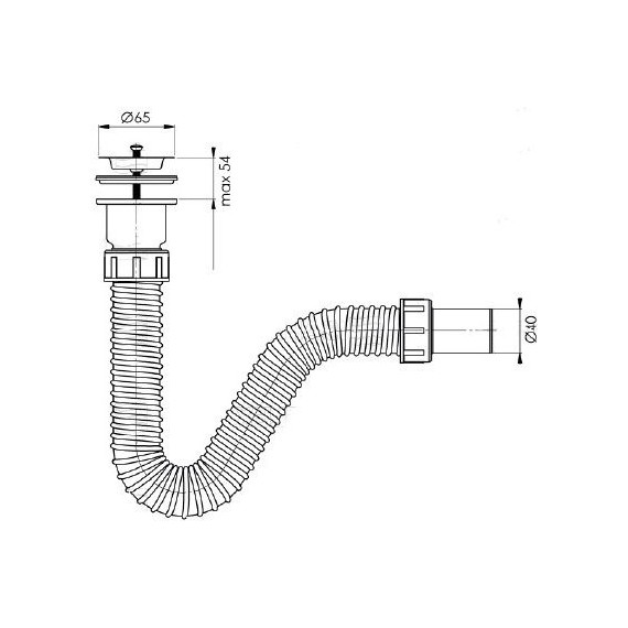 Сифон для умывальника Pestan Bettoserb 125312 фото 2