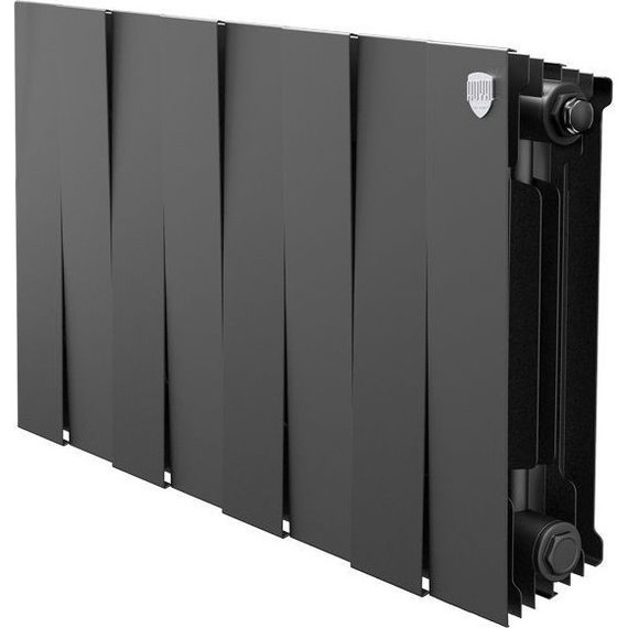 Радиатор Royal Thermo Piano Forte 350 Noir Sable 640х380 мм (8 секций) фото 