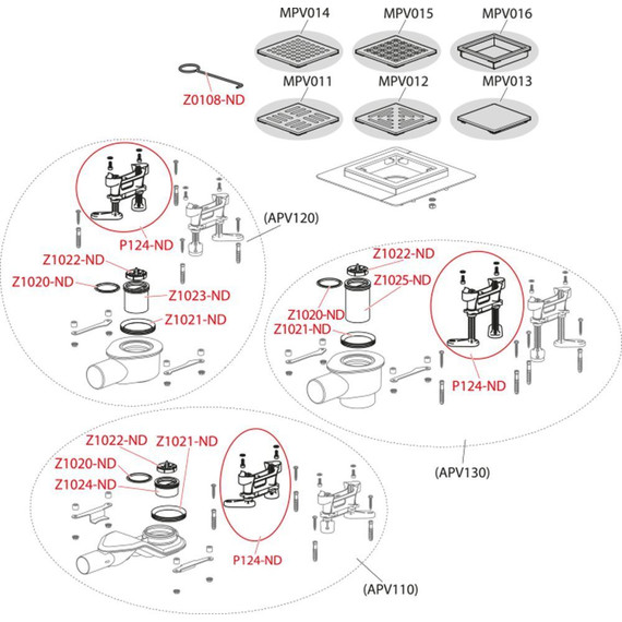 Трап AlcaPlast 13x13 см APV110, нержавеющая сталь фото 3