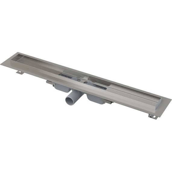 Трап AlcaPlast 105 см APZ106-1050, нержавеющая сталь, Цвет производителя: хром, Размер трапа: 1050 фото 