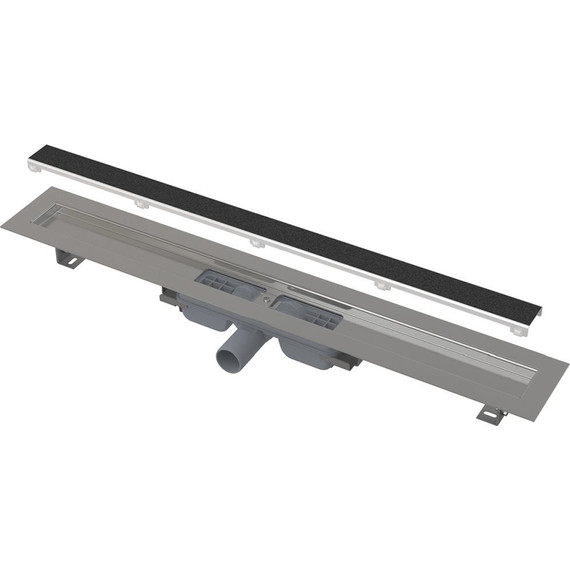 Трап AlcaPlast 55 см APZ115-550, нержавеющая сталь, Цвет производителя: нержавеющая сталь, Размер трапа: 550 фото 