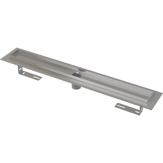 Трап AlcaPlast 85 см APZ2001-850, нержавеющая сталь, Цвет производителя: хром, Размер трапа: 850 фото 