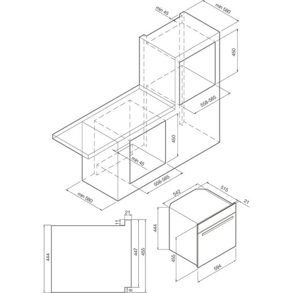 Электрический духовой шкаф с СВЧ Graude BWGK 45.0 EL фото 2