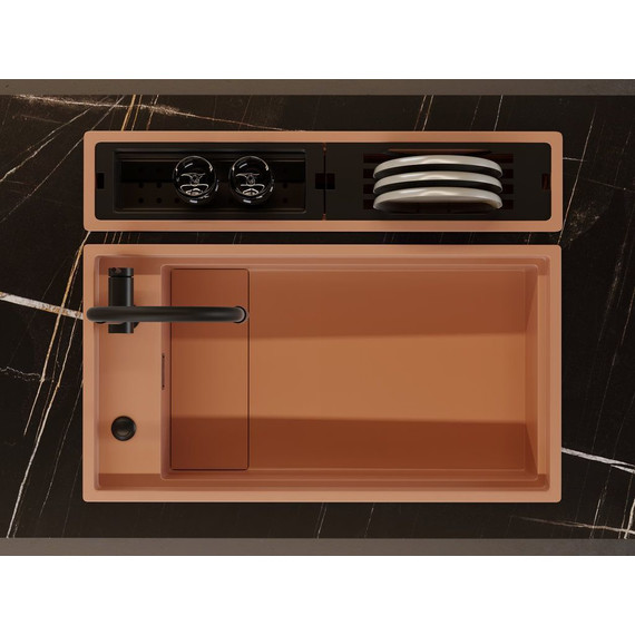 Кухонная мойка Omoikiri Kinaru 86-U/I CN 4997025, canyon, Цвет производителя: canyon - 2 Кухонная мойка Omoikiri Kinaru 86-U/I CN 4997025, canyon, Цвет производителя: canyon фото 2