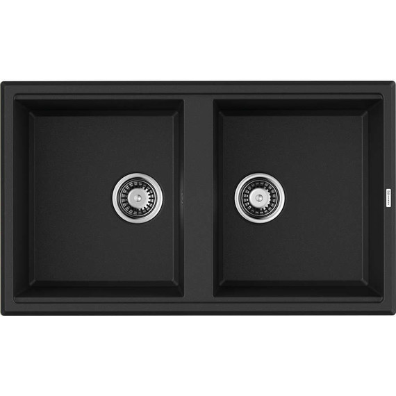 Кухонная мойка Omoikiri Tedori 86-2 BL 4993924, чёрный, Цвет производителя: чёрный фото 