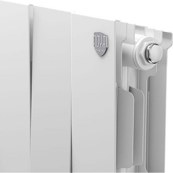Радиатор Royal Thermo Piano Forte 200 Bianco Traffico 1280х280 мм (16 секций) фото 3