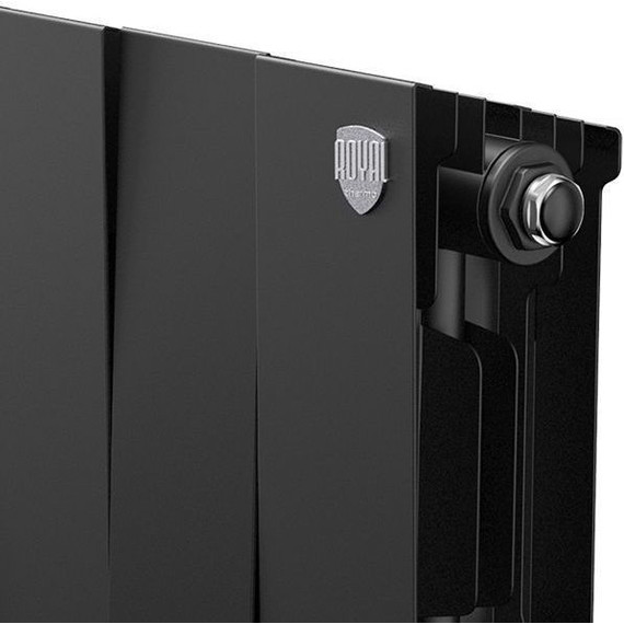 Радиатор Royal Thermo Piano Forte 200 Noir Sable 1280х280 мм (16 секций) фото 3