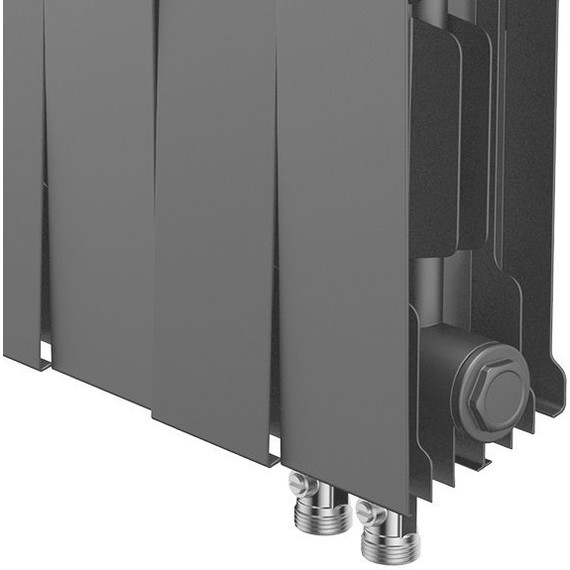 Радиатор Royal Thermo Piano Forte 200 VDR Noir Sable 1440х280 мм (18 секций) фото 2