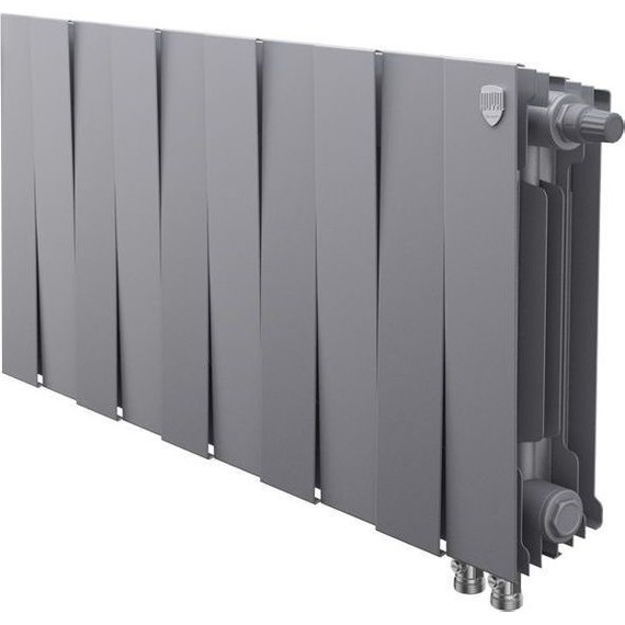 Радиатор Royal Thermo Piano Forte 300 VDR Silver Satin 800х380 мм (10 секций) фото 