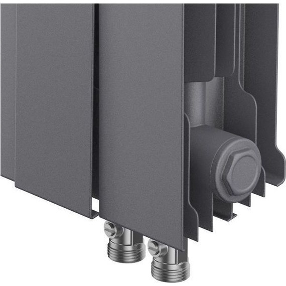Радиатор Royal Thermo Piano Forte 300 VDR Silver Satin 1120х380 мм (14 секций) фото 3