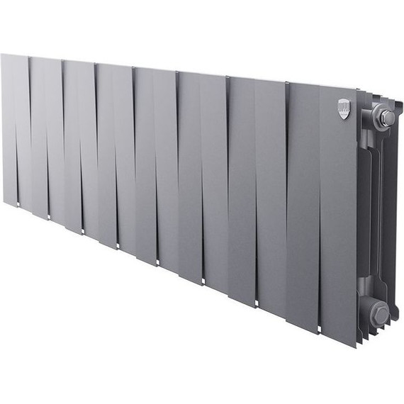 Радиатор Royal Thermo Piano Forte 350 Silver Satin 1280х380 мм (16 секций) фото 