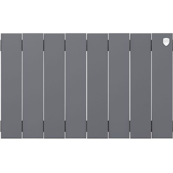 Радиатор Royal Thermo Piano Forte 350 Silver Satin 640х380 мм (8 секций) фото 4