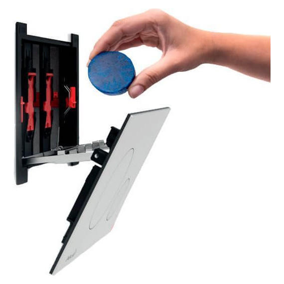 Инсталляция для подвесного унитаза Alcaplast SET 4v1 AM101/1120-4:1 RU M571-0001 (кнопка хром глянцевый) - 5 Инсталляция для подвесного унитаза Alcaplast SET 4v1 AM101/1120-4:1 RU M571-0001 (кнопка хром глянцевый) фото 5