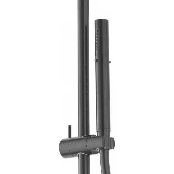 Душевая стойка Cezares ECO-CVD-NOP, чёрный матовый, Цвет производителя: чёрный матовый фото 3