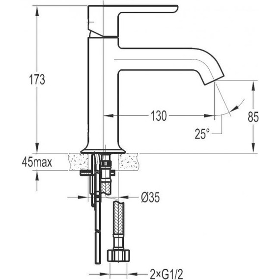 Смеситель для раковины Cezares ECO-LS-BORO-W0, брашированное золото, Цвет производителя: золото - 3 Смеситель для раковины Cezares ECO-LS-BORO-W0, брашированное золото, Цвет производителя: золото фото 3