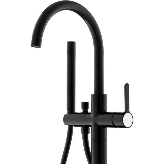 Смеситель для ванны Cezares ECO-VDP-NOP, чёрный матовый, Цвет производителя: чёрный матовый фото 3