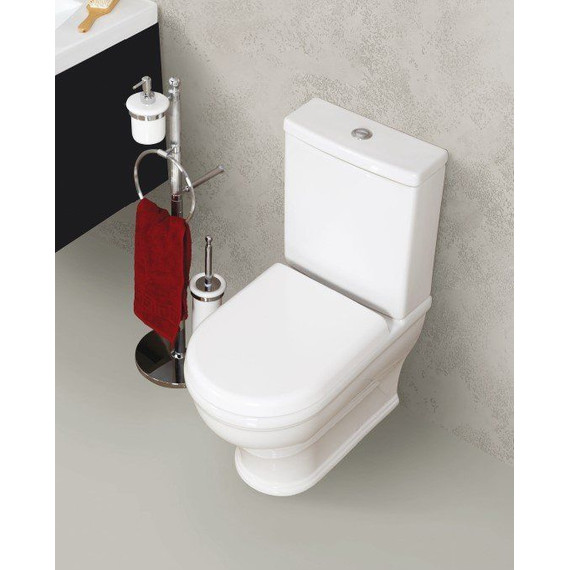 Унитаз-компакт безободковый Cezares Giubileo CZR-165-CPR фото 10